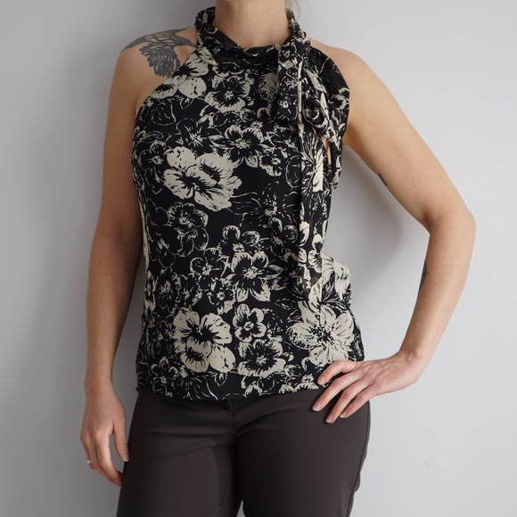 Ralph Lauren Tops - Ralph Lauren Sleeveless Floral Blouse